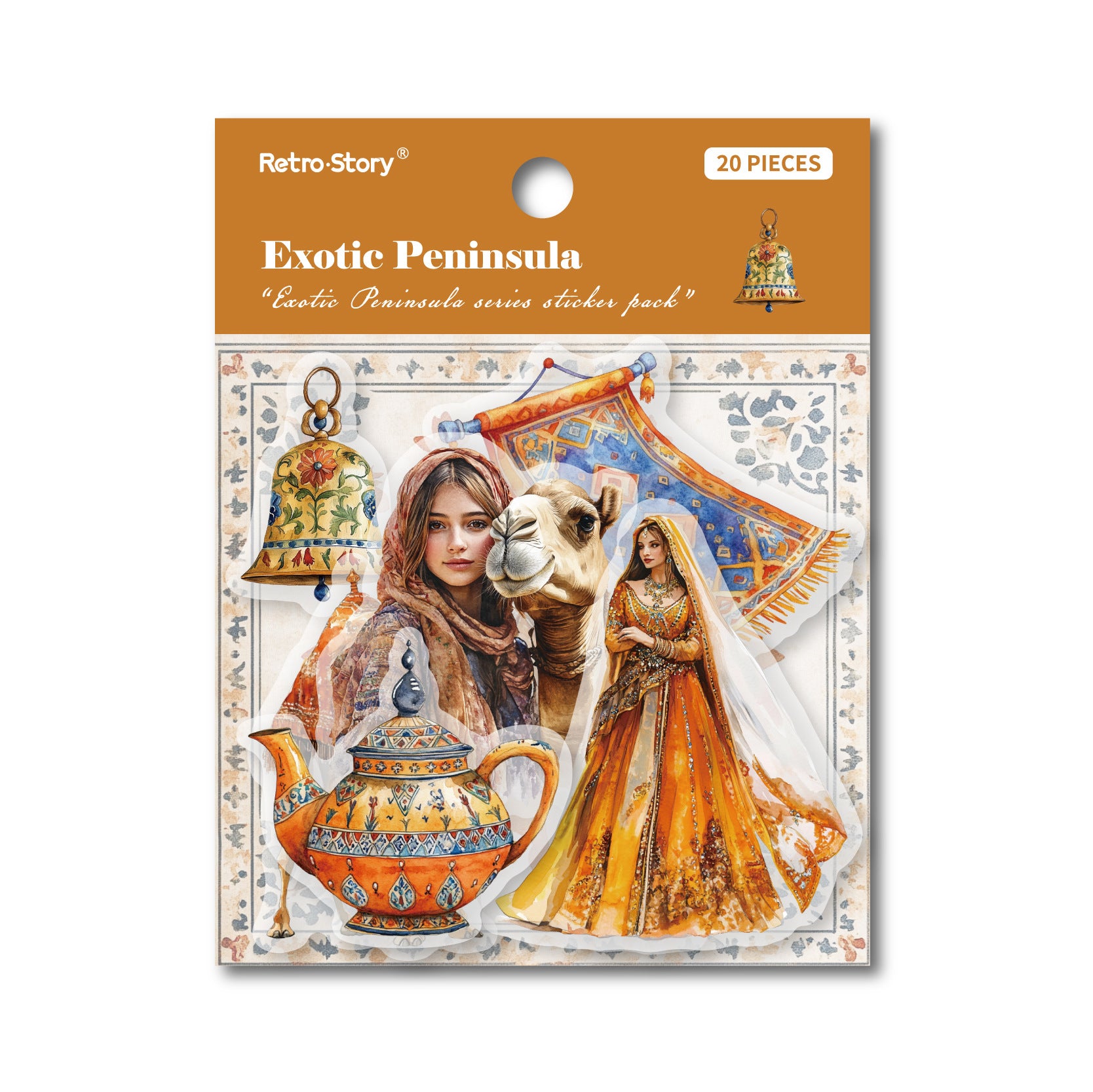 Exotic Peninsula Series Stickers, 6 Options - ViktaShop