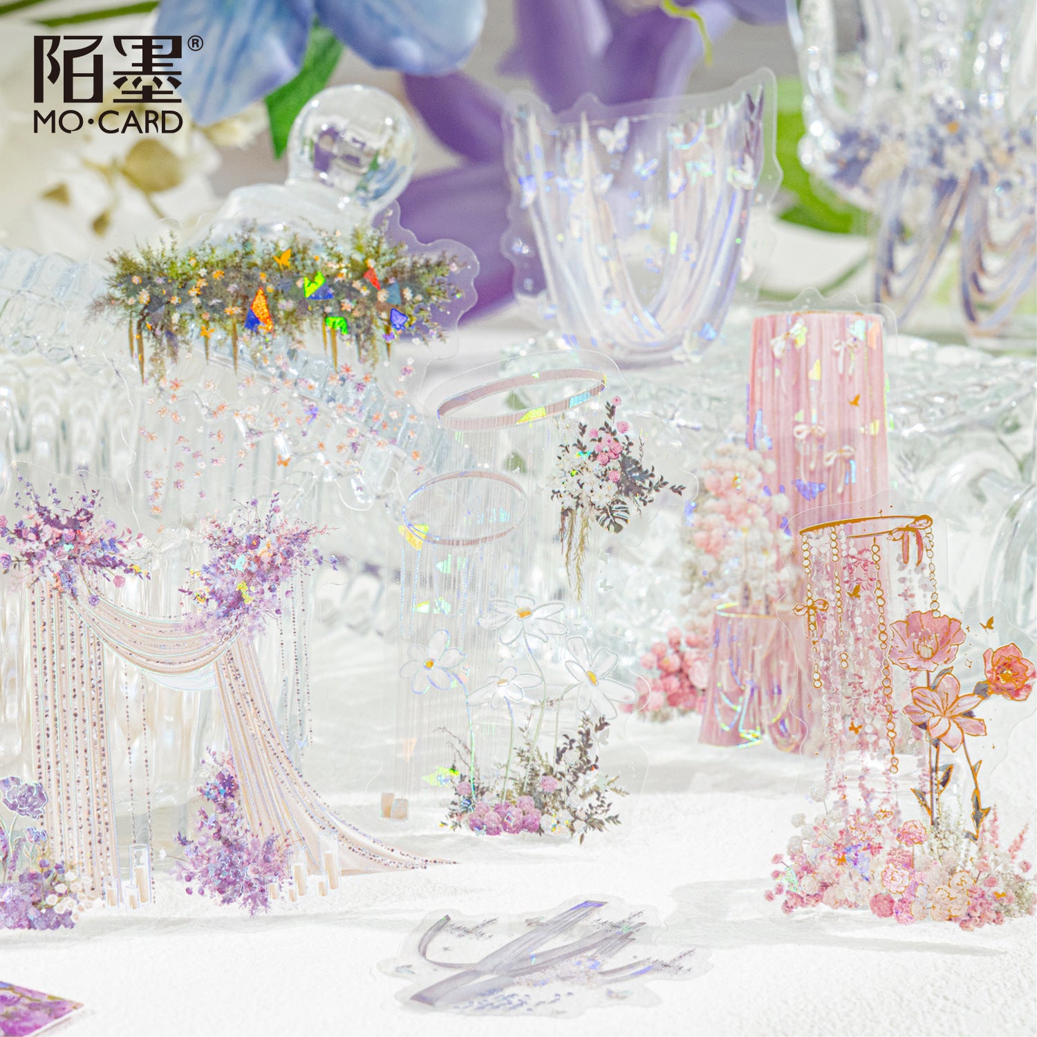 Ice Crystal PET Sticker Bag Unbounded Fairyland Series - ViktaShop