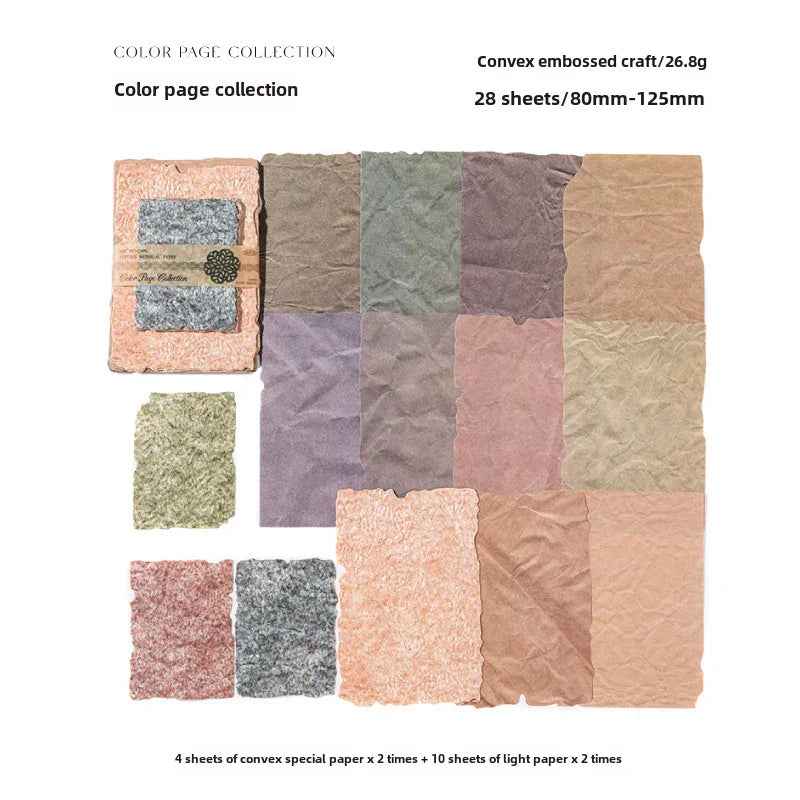 Vintage Light & Shadow Paper, 28 Sheets