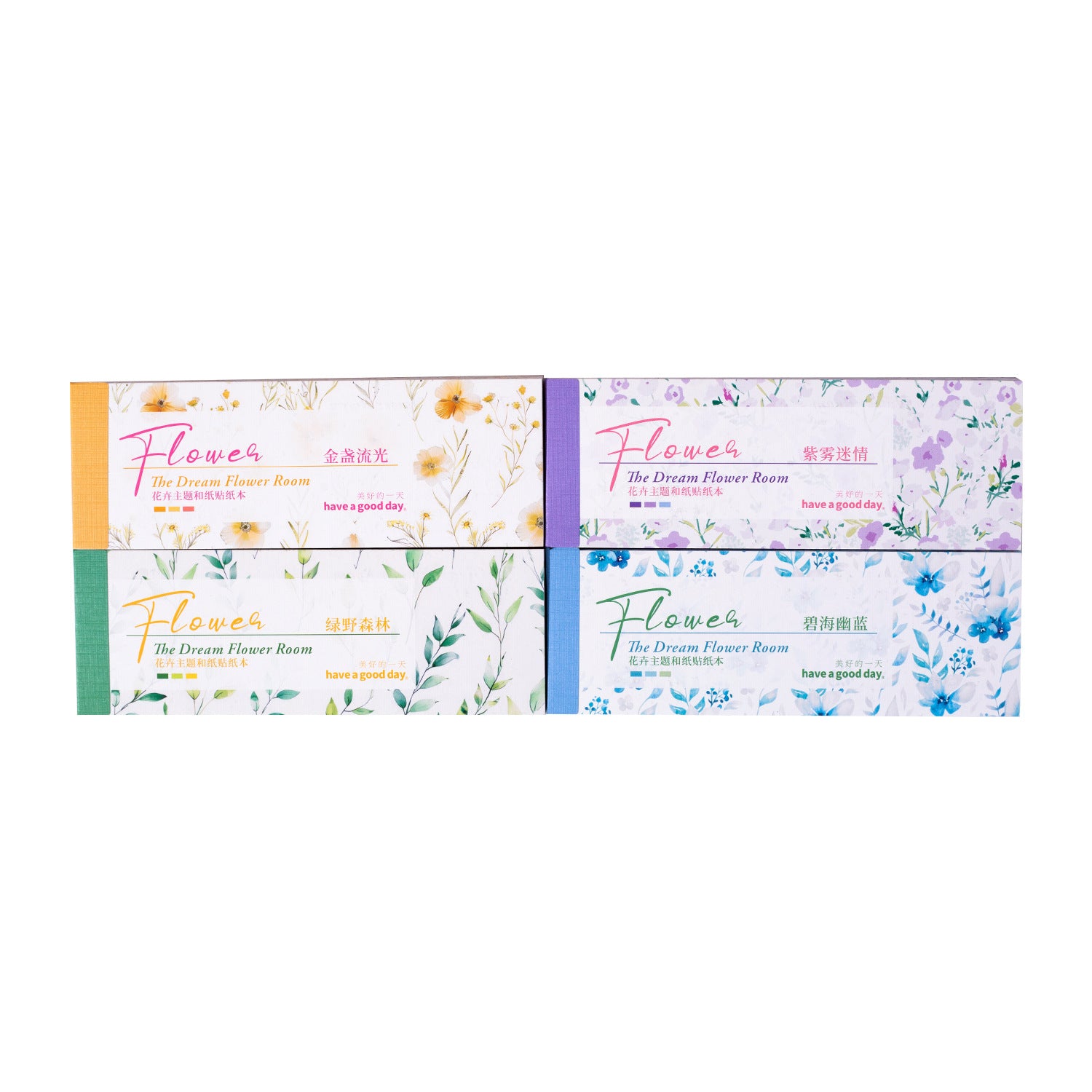 Dream Flower Room Series Sticker Book - Flower Theme - 30 pcs - ViktaShop