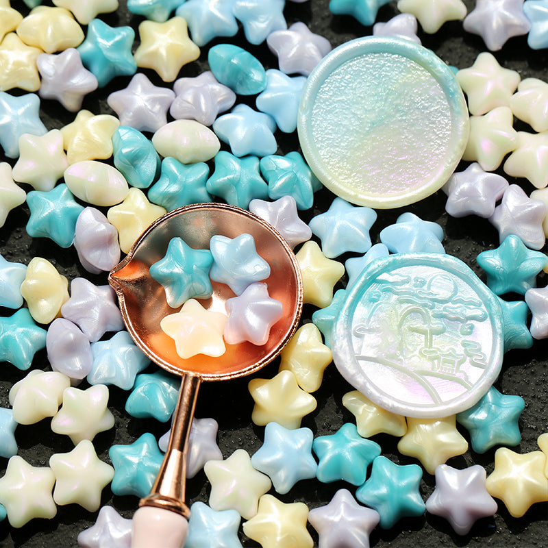 Macaron Color Star Spark Fire Paint Wax Granules Set - ViktaShop
