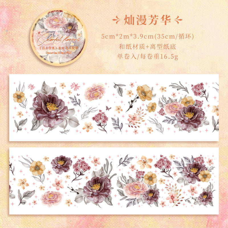 Notebook Tape – Lace Landscape Stickers, DIY Decoration, 2m - ViktaShop