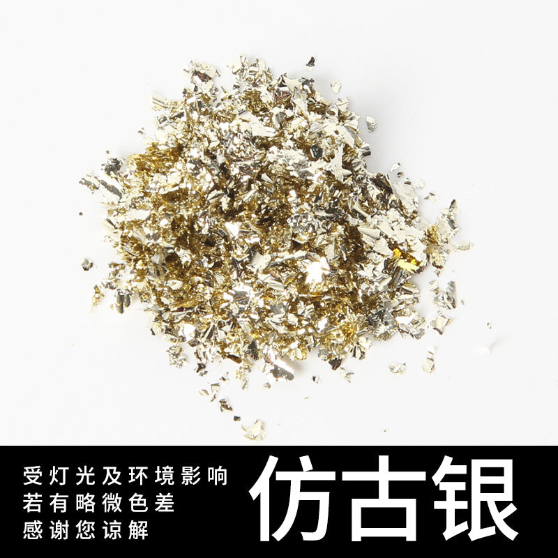 Broken Gold & Silver Foil – DIY Scrapbooking Copper Foil Decoration - ViktaShop