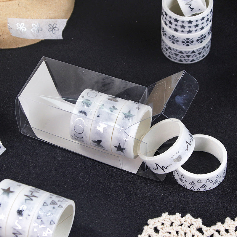 Wheat Youth Gilding & Silver Stamping Washi Tape, 2m - ViktaShop