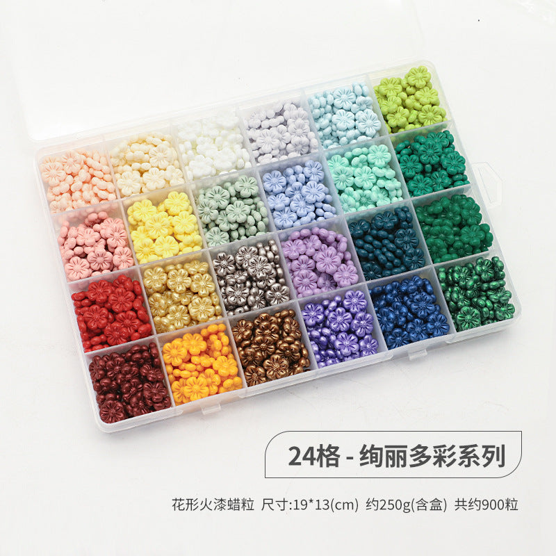 Flower-Shaped Fire Paint Wax Grain Seal - ViktaShop