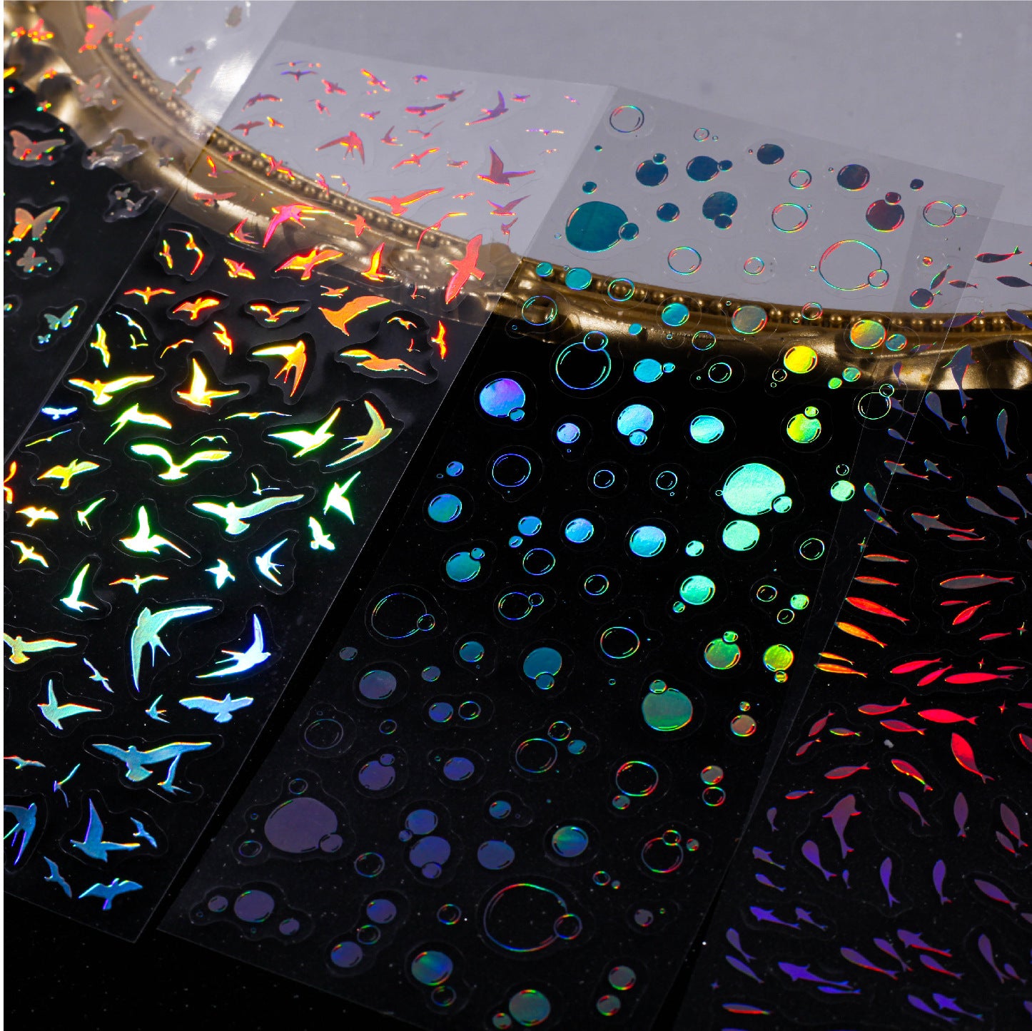 Gold Foil Stickers - PET - ViktaShop