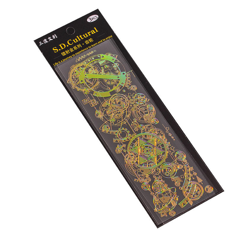 Bronzed Floral Relief PET Tape, 2m - ViktaShop