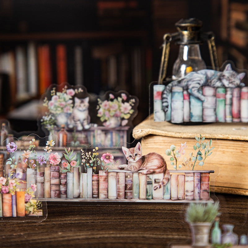 Vintage Paper Relief Embossed Note Sticker Pack - ViktaShop