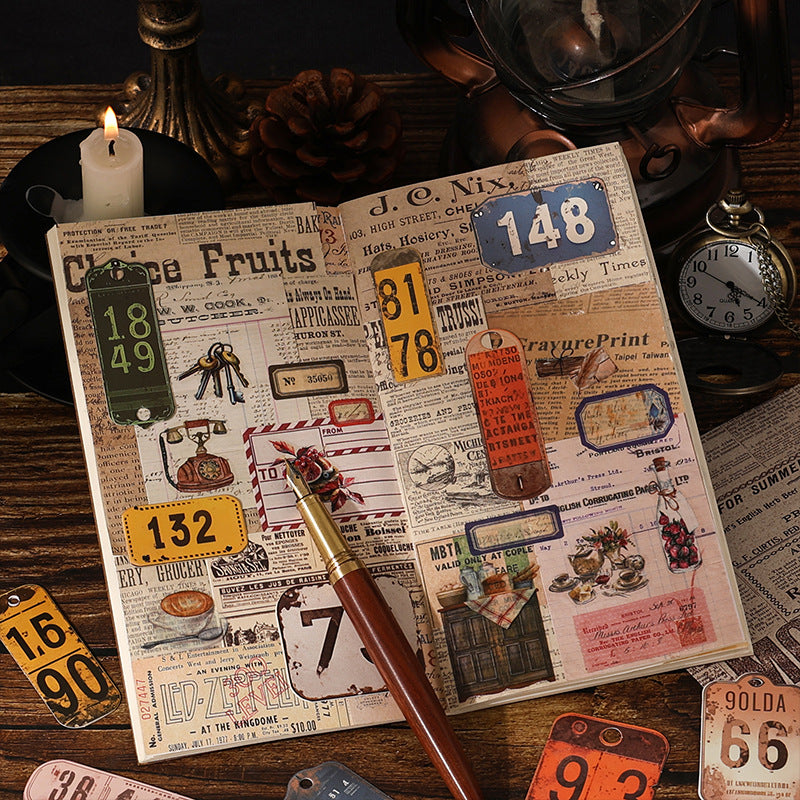 Dark Phantom Sticker Pack - Digital Deconstruction Series, 25 pcs - ViktaShop