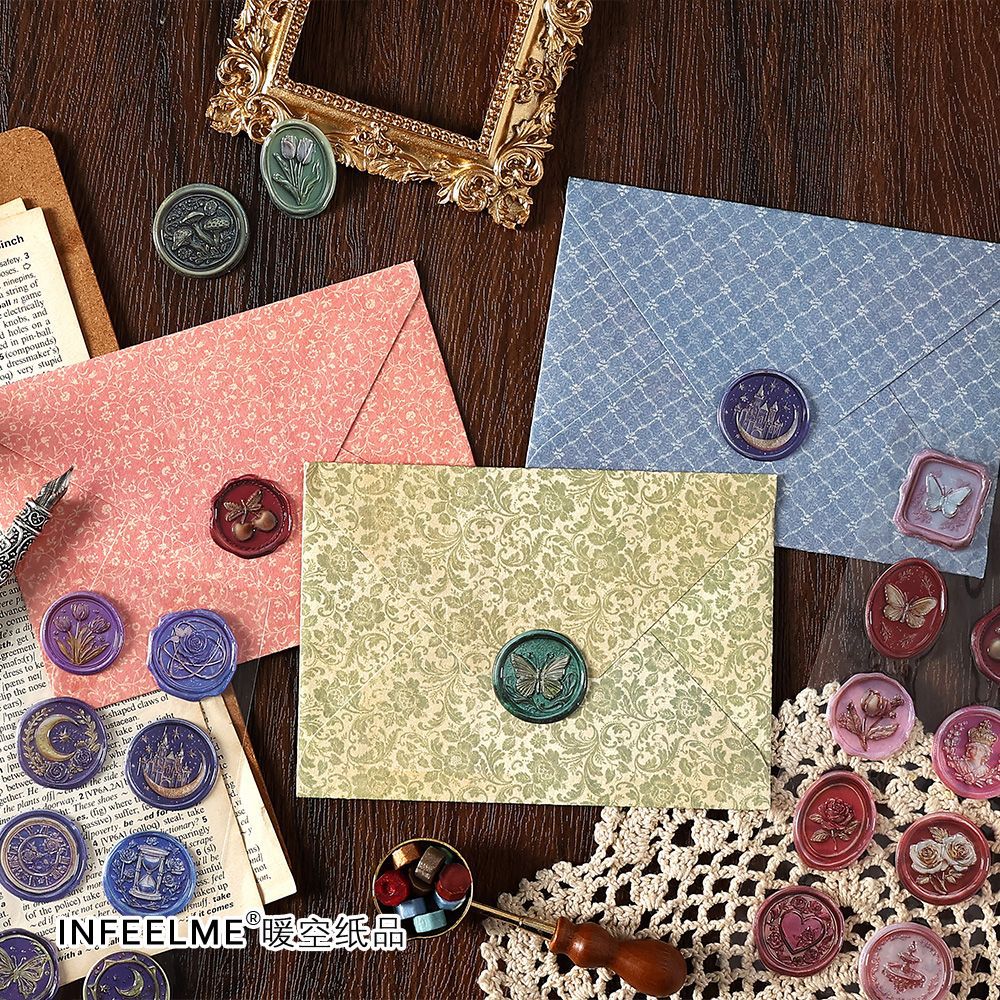 Fire Paint Sealed Series Stickers - Time Monologue Retro, 4 Options - ViktaShop