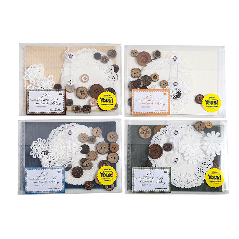 Lace Handmade Series, Background Decoration Material Bag, 4 Options - ViktaShop