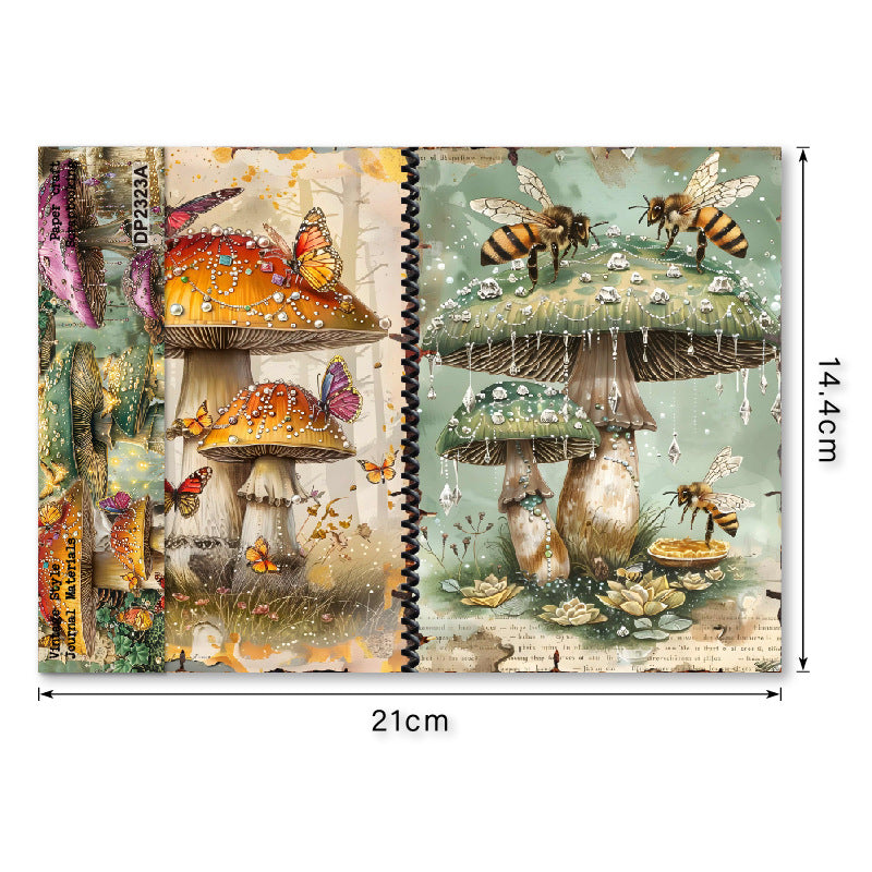 A5 Pattern Paper – Single-Sided Background Sheets for DIY, Journals & Card Making - ViktaShop