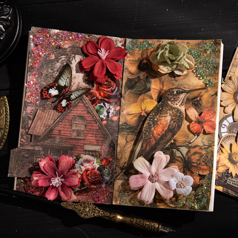 Junk Journal Paper - Retro Manual Series, 30 Pcs - ViktaShop