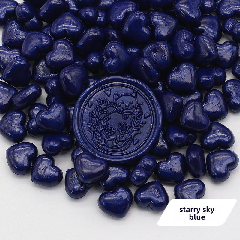 Colorful Heart-Shaped Fire Paint Wax Grain - ViktaShop