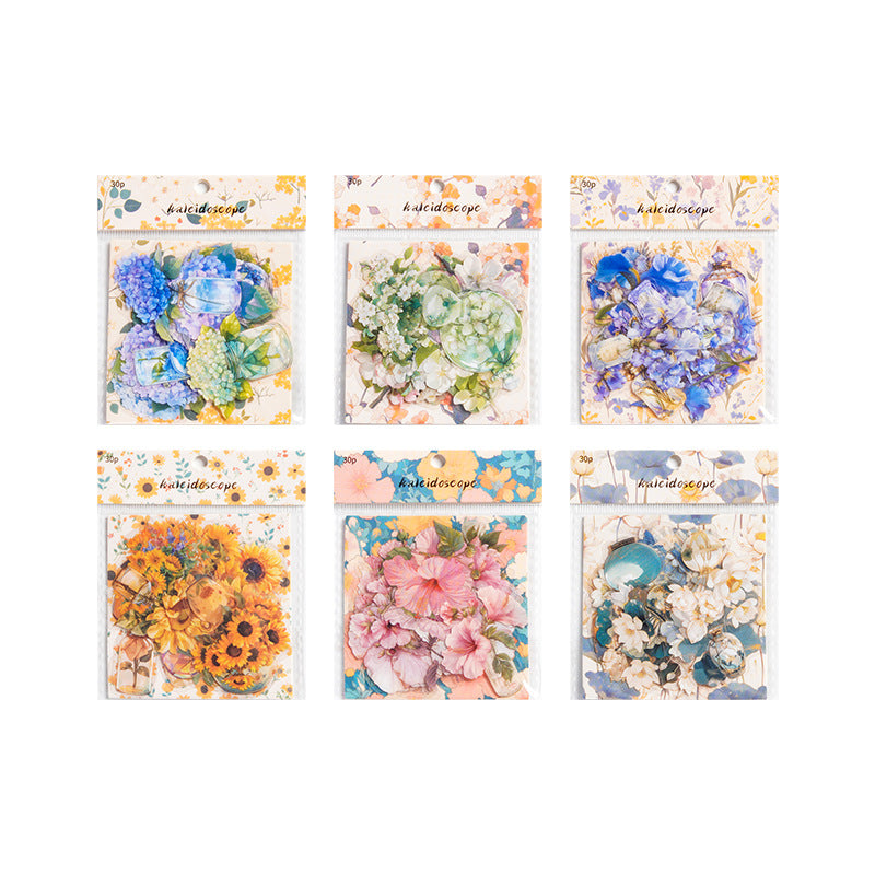 PET Sticker Pack, Kaleidoscope Series, 6 Options - ViktaShop