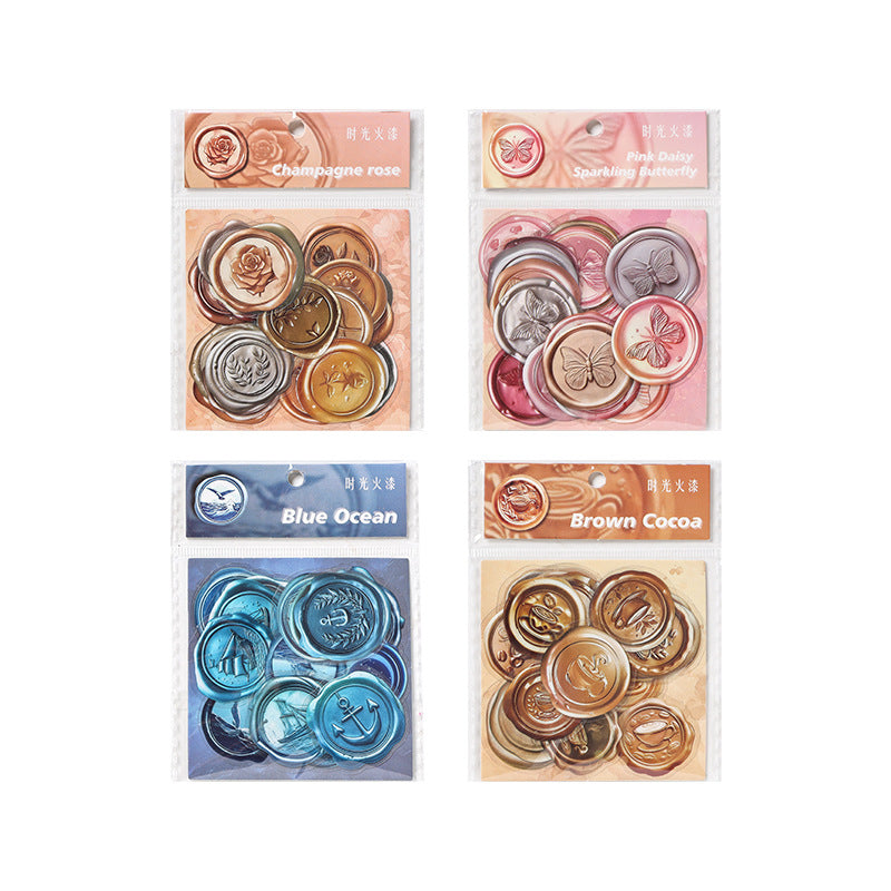 Time Fire Paint Series – PET Waterproof Stickers - ViktaShop