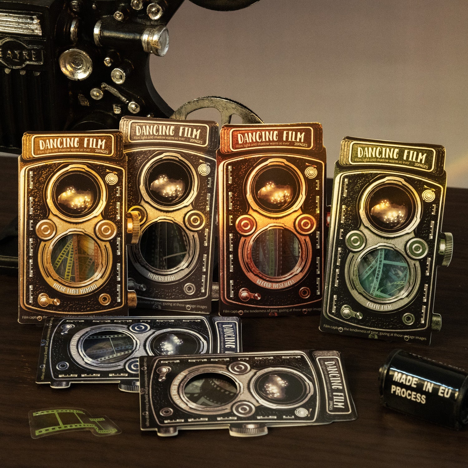 Dancing Film Strip Tape – Film Theme Decorative Sticker, 6 Options - ViktaShop