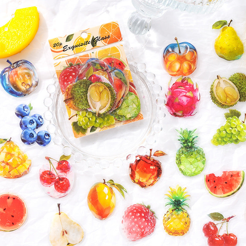 PET Sticker Pack – Splendid Coloured Glaze Series, 6 Options - ViktaShop