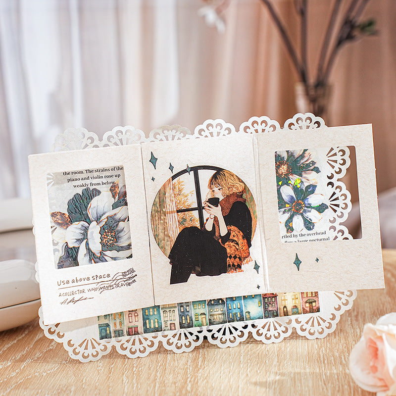 PET Tape Weekend Windowsill Series Girls, 2m - ViktaShop