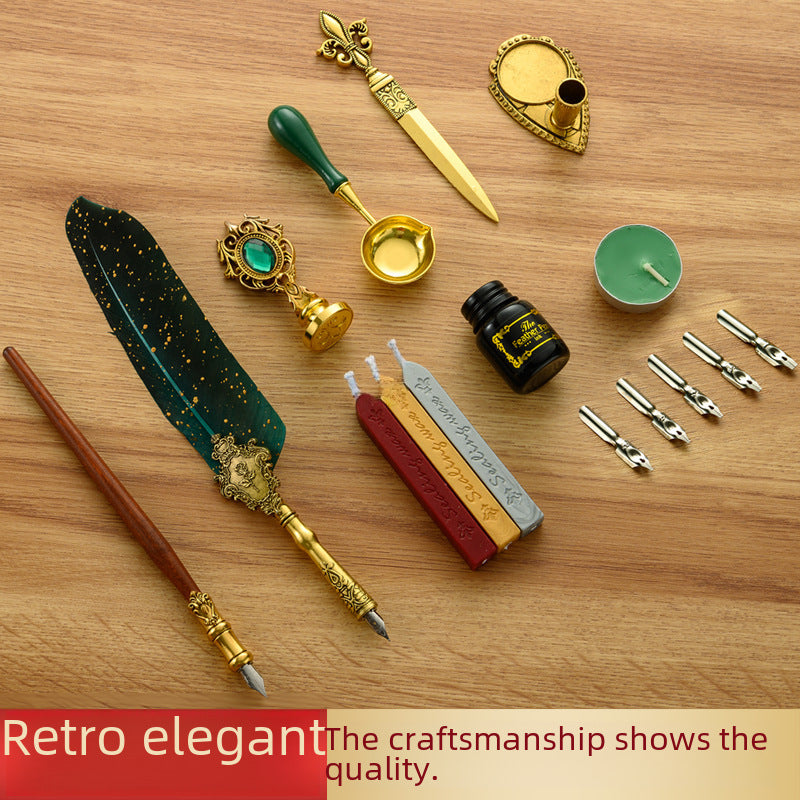 Plaid Fire Paint Seal Head – DIY Novice Retro Constellation Christmas Seal Accessory - ViktaShop