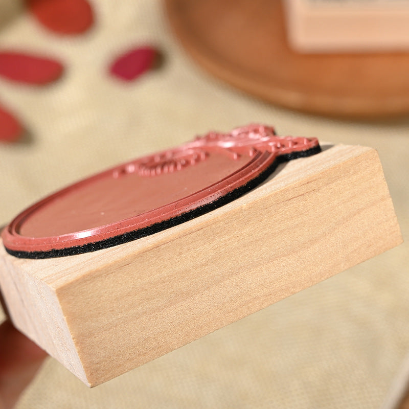 Wooden Art Border Seal – Cute Journal Stamp for DIY Albums & Scrapbooking - ViktaShop