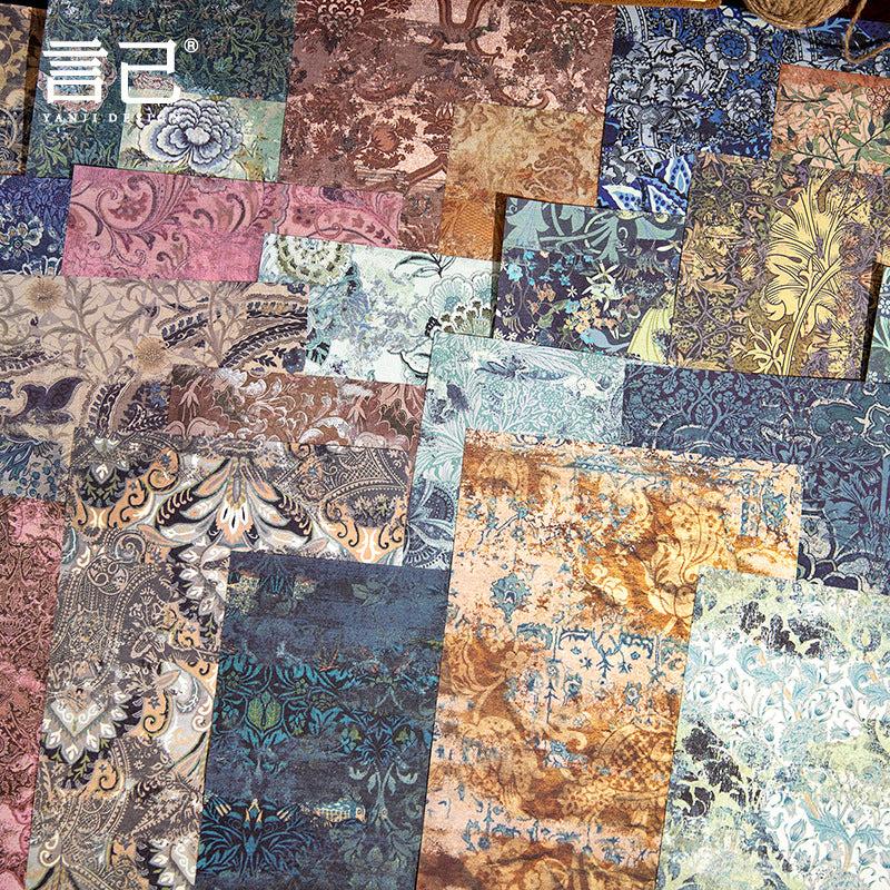 Baroque Relics Material Paper - 15 Pcs - ViktaShop