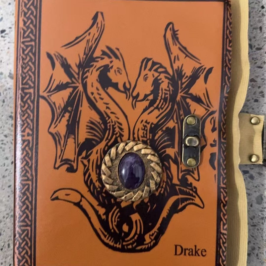 Medieval Retro Leather Notebook – DND Journal - ViktaShop