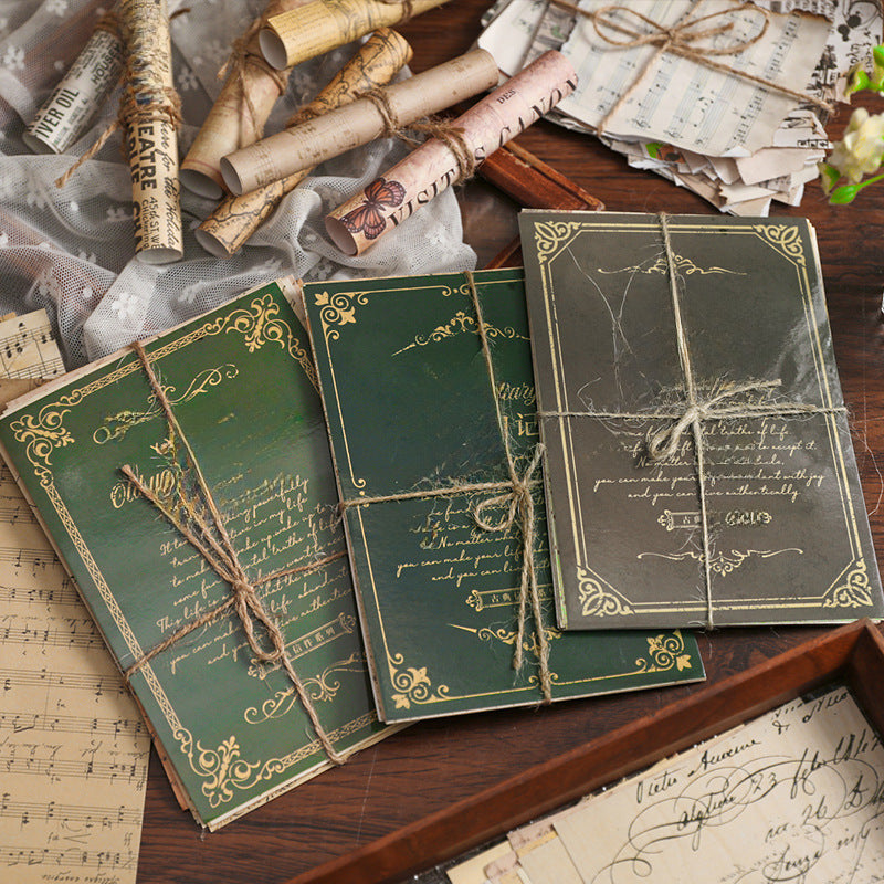 Classical Letter Series Decorative Base Paper, 6 Options - ViktaShop