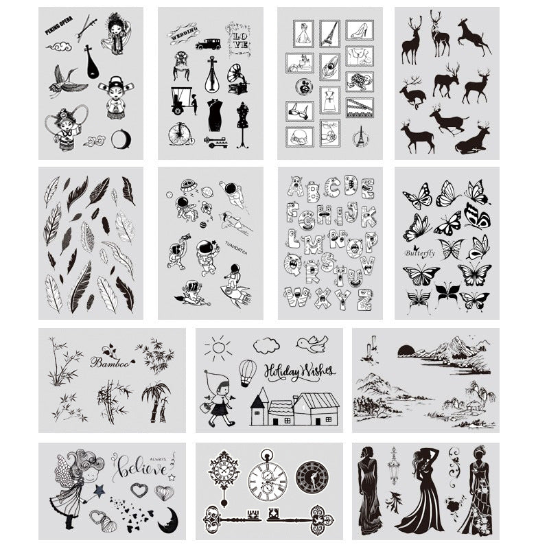 Transparent Silicone Creative Stamp – PVC DIY Seal for Journals & Crafts - ViktaShop