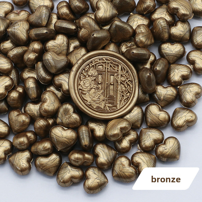 Colorful Heart-Shaped Fire Paint Wax Grain - ViktaShop