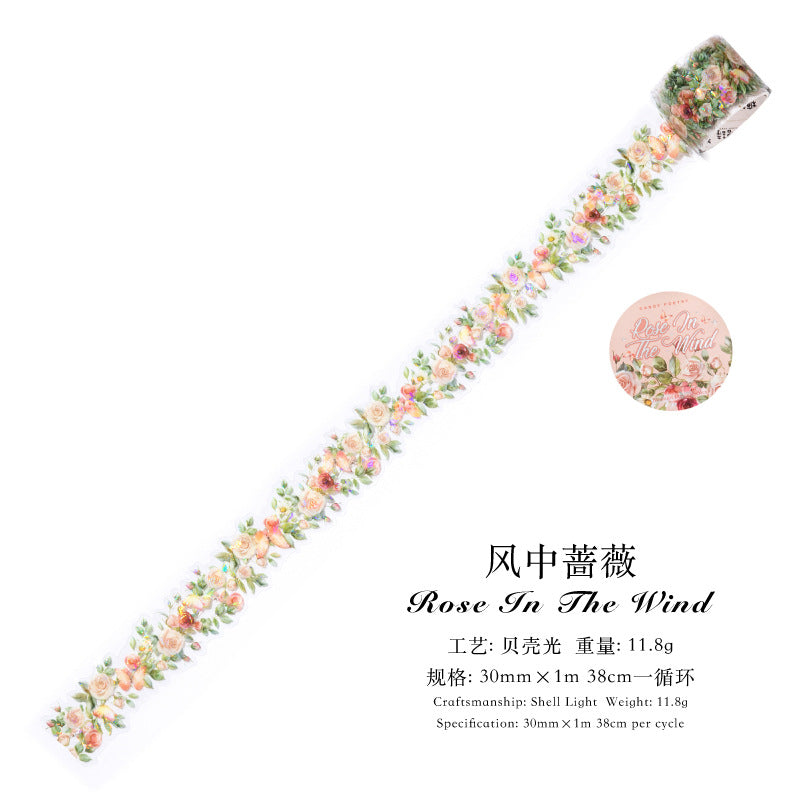 Sugar Poem Ice Crystal PET Special-Shaped Tape - ViktaShop