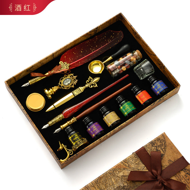 Plaid Fire Paint Seal Head – DIY Novice Retro Constellation Christmas Seal Accessory - ViktaShop