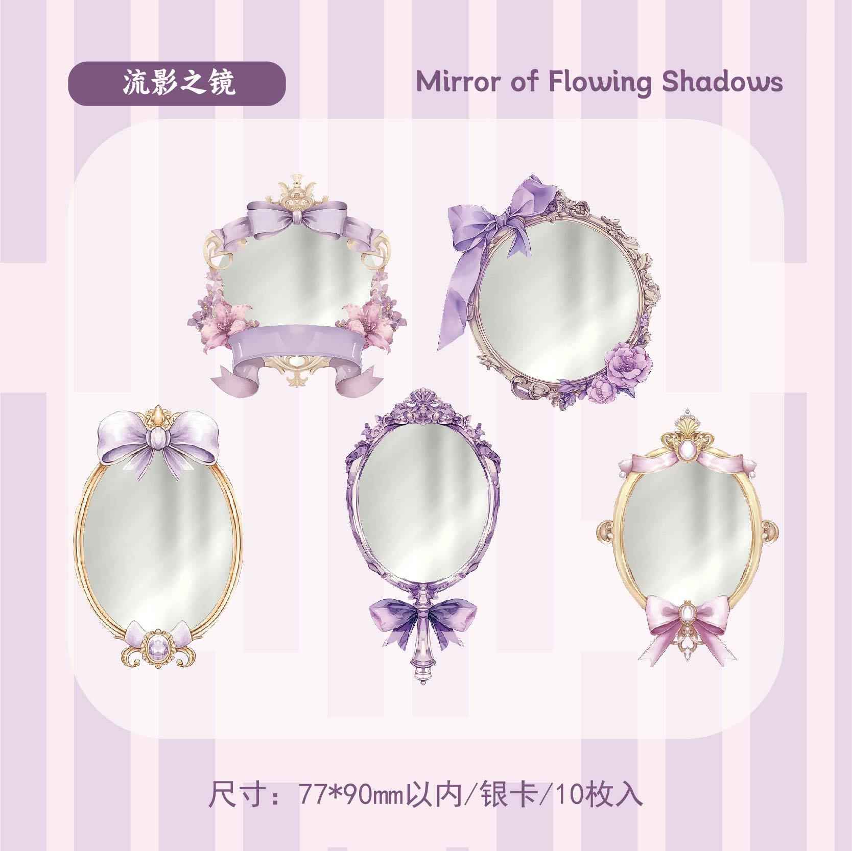 Glazed Mirror Series Notes - Alice's Mirror & More - 6 pcs