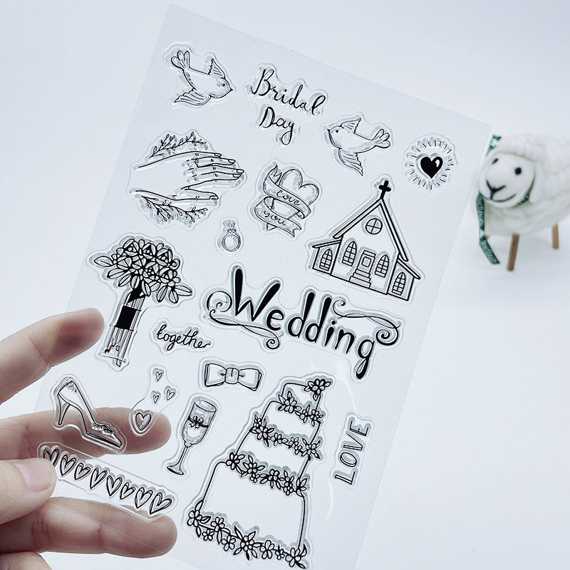 Transparent Silicone Creative Stamp – PVC DIY Seal for Journals & Crafts - ViktaShop