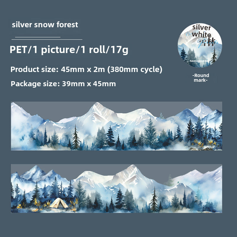 Mountain PET Tape for Scrapbooking - ViktaShop