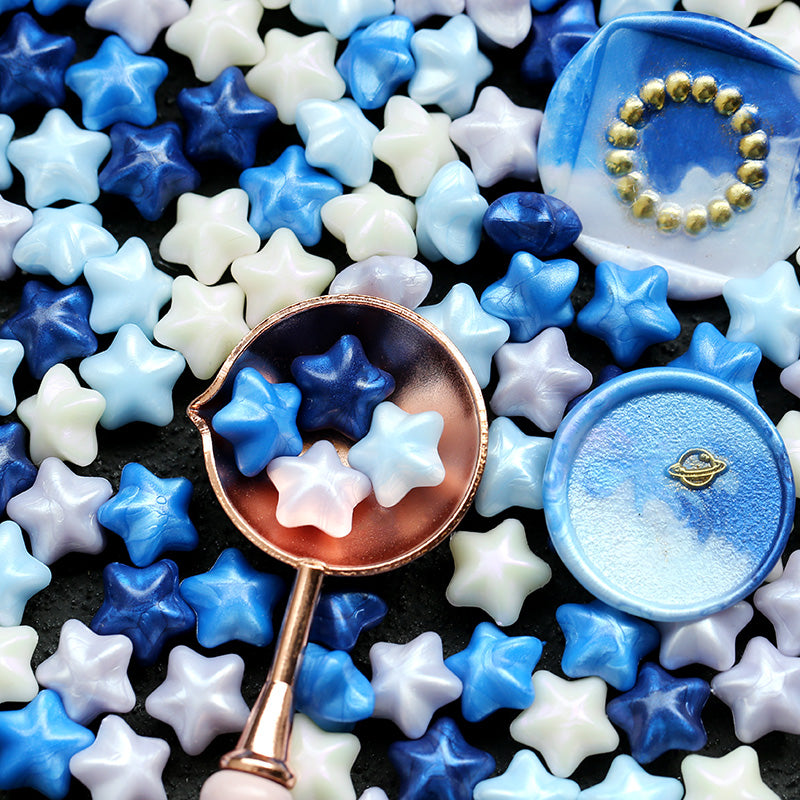 Macaron Color Star Spark Fire Paint Wax Granules Set - ViktaShop