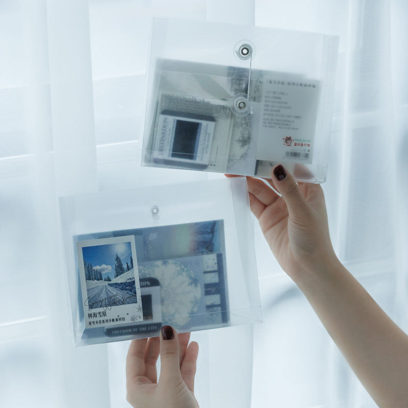 Winter Flower Paper Pack - Retro European Series, 4 Options - ViktaShop