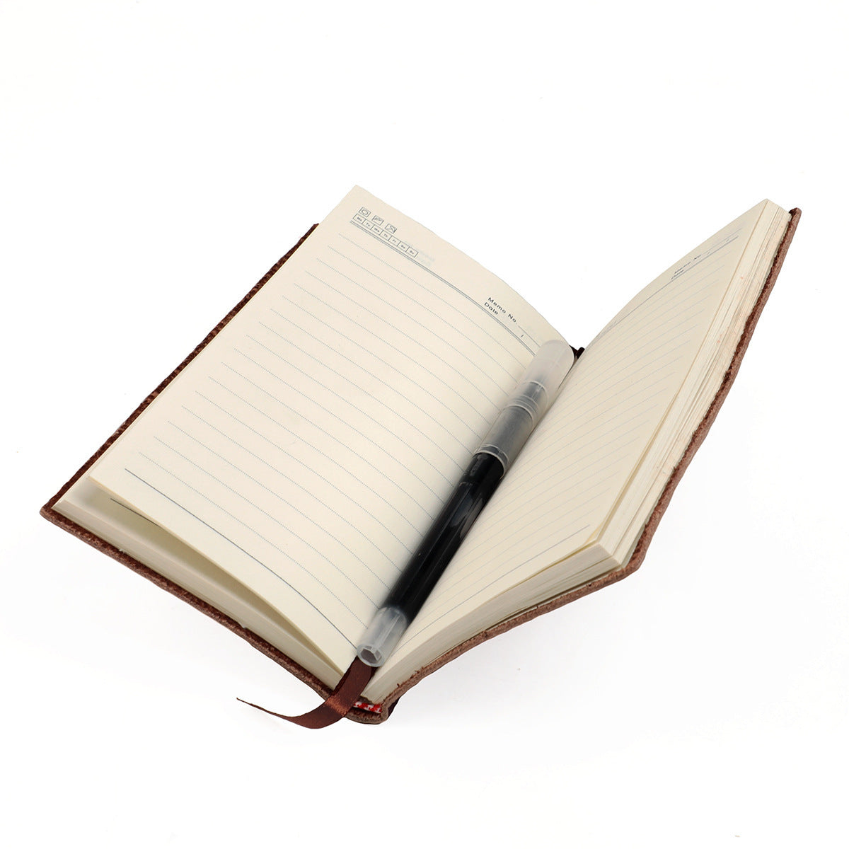 Genuine Cowhide Loose-Leaf Notebook – Scrapbooking Journal - ViktaShop