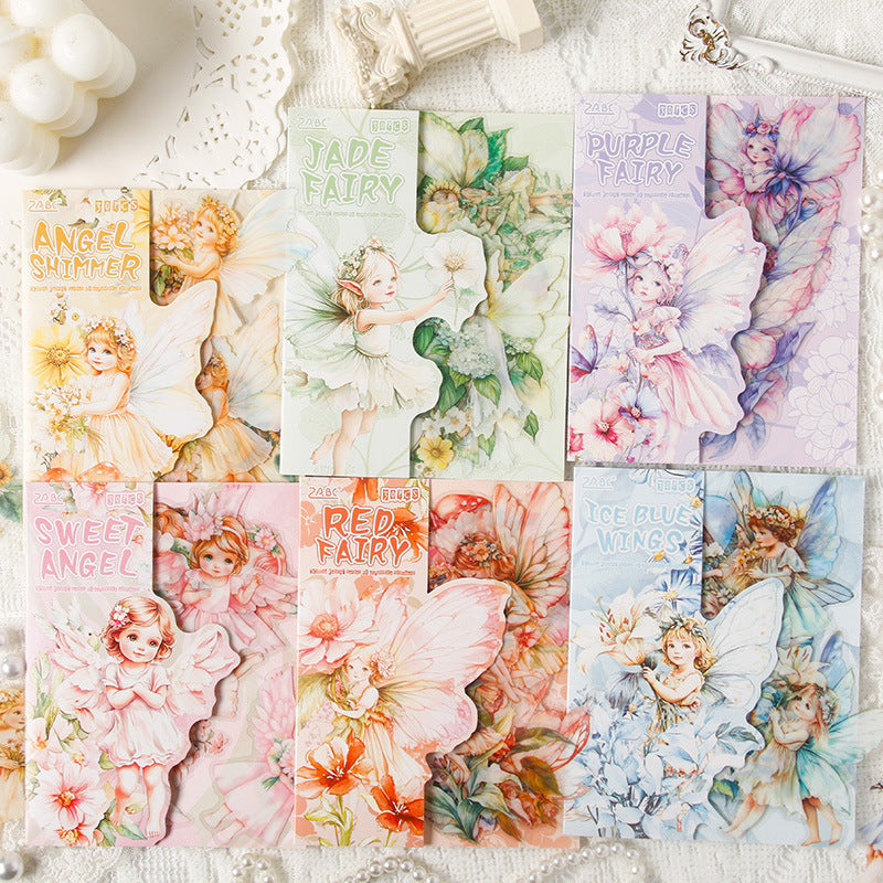 Cloud Elf PET Stickers Angel Theme, 6 Options - ViktaShop