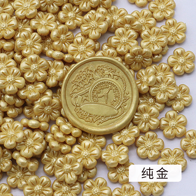 Flower-Shaped Fire Paint Wax Grain Seal - ViktaShop