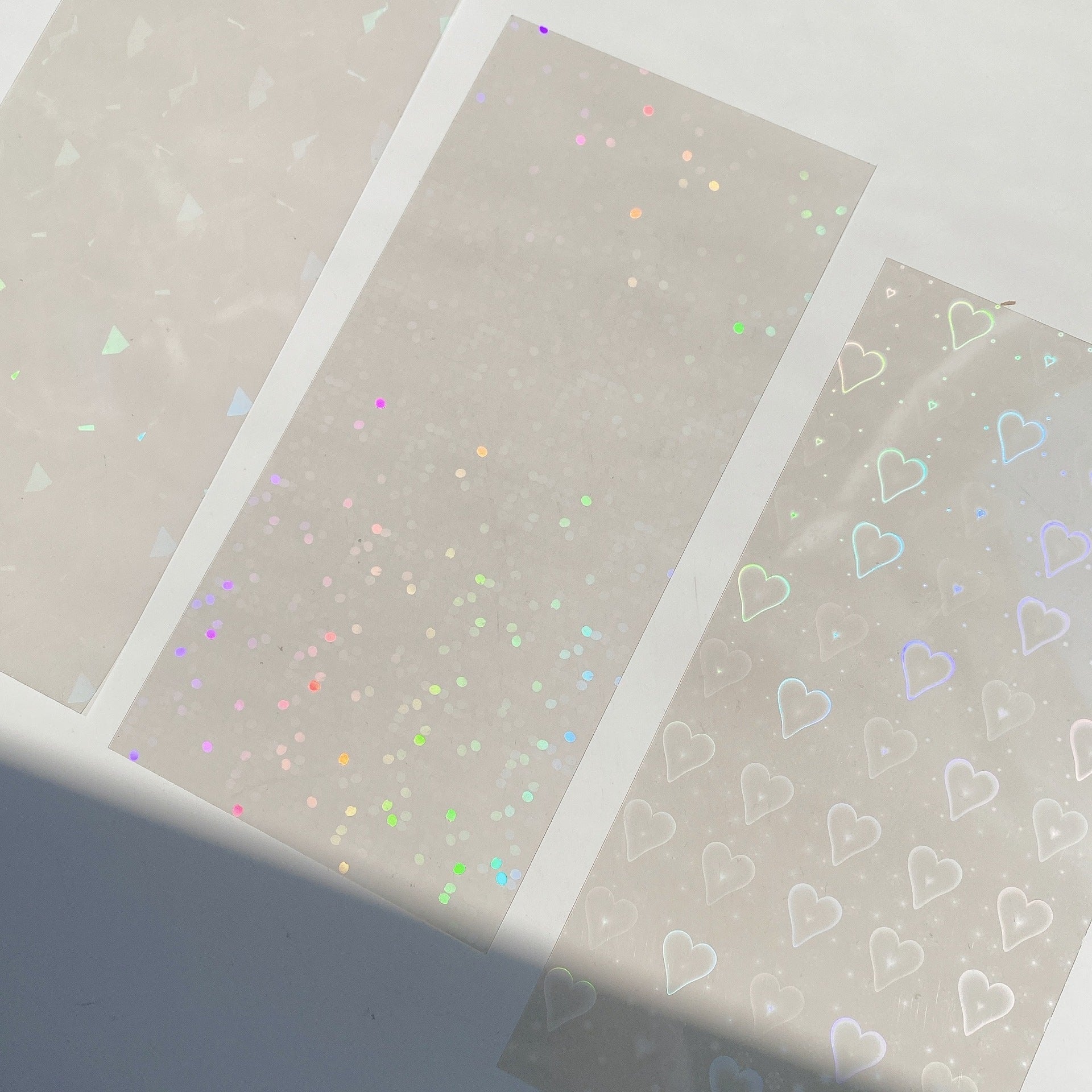 Polaroid Laser Film Stickers – Transparent Star Chasing Series - ViktaShop