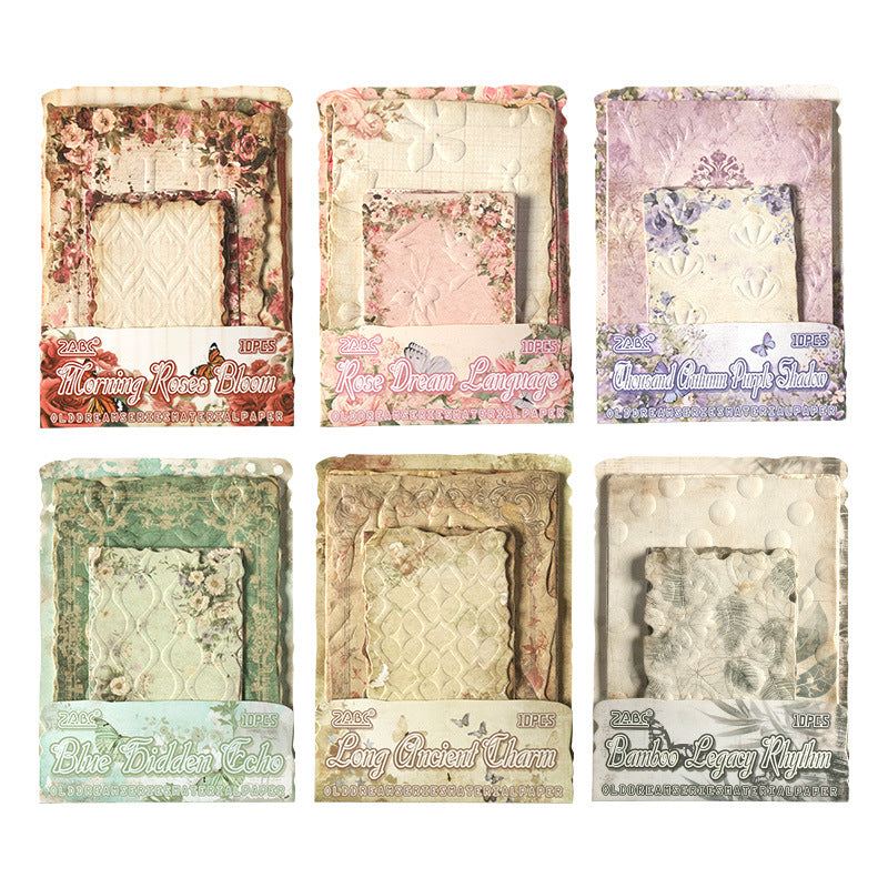 Retro Relief Material Paper - Old Dream Series, 6 Options - ViktaShop