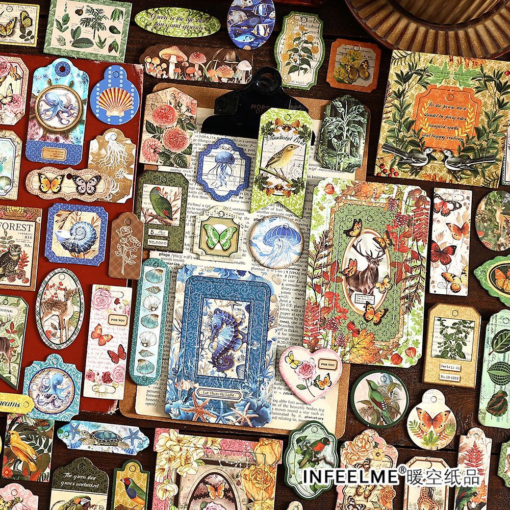 Cardboard Material Bag - Natural Creation Series 30 psc