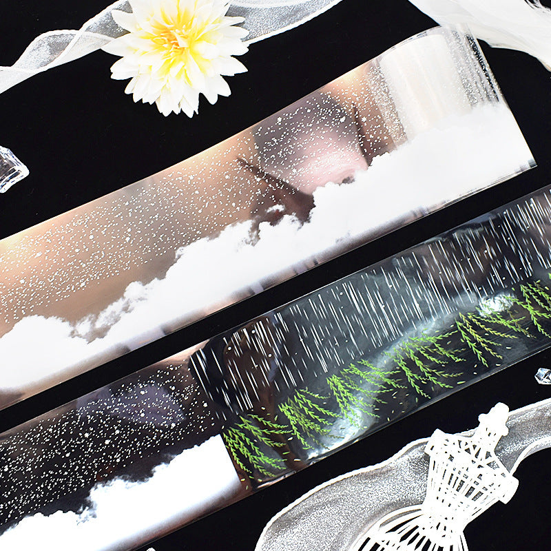 Antique Landscape PET Tape – Whole Roll Decoration - 2m - ViktaShop