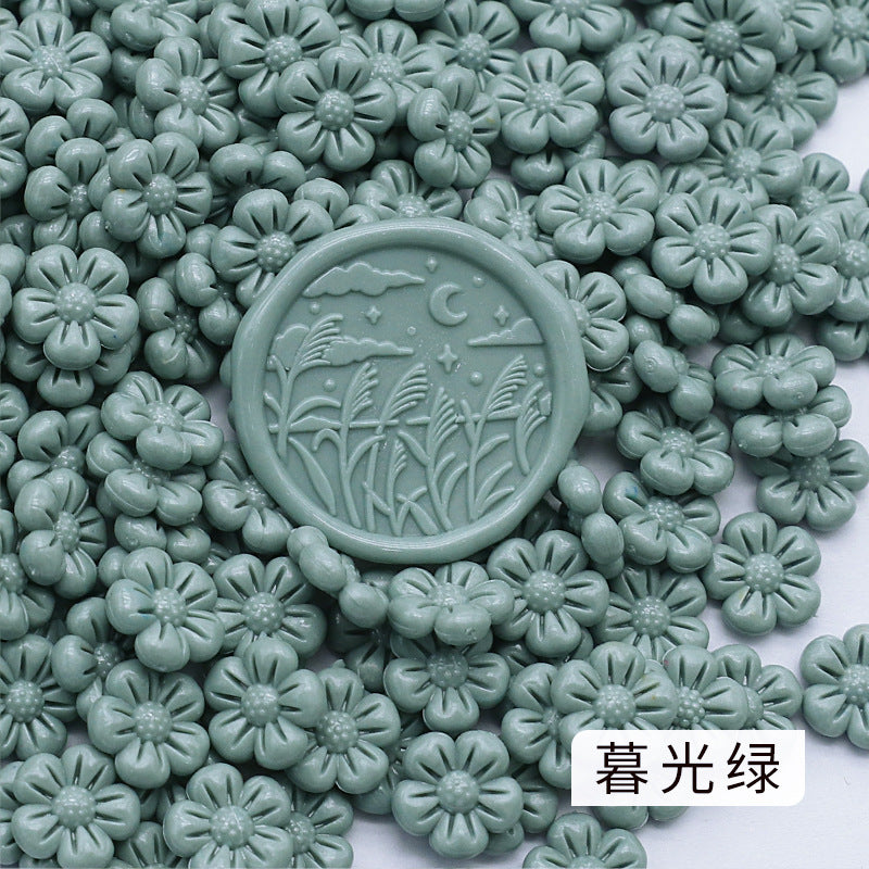 Flower-Shaped Fire Paint Wax Grain Seal - ViktaShop