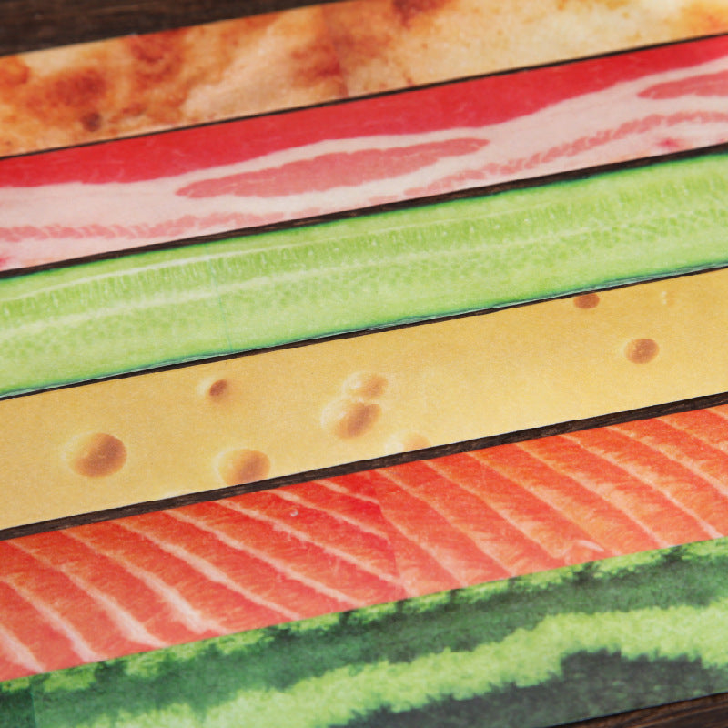 Paper Ink and Paper Tape Fresh Food Roll Series - ViktaShop