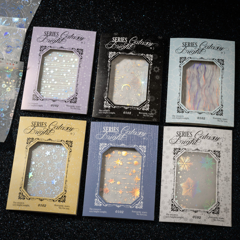 Fantasy Paper – Hot Silver Primer DIY Collage Paper, 10 Pcs - ViktaShop