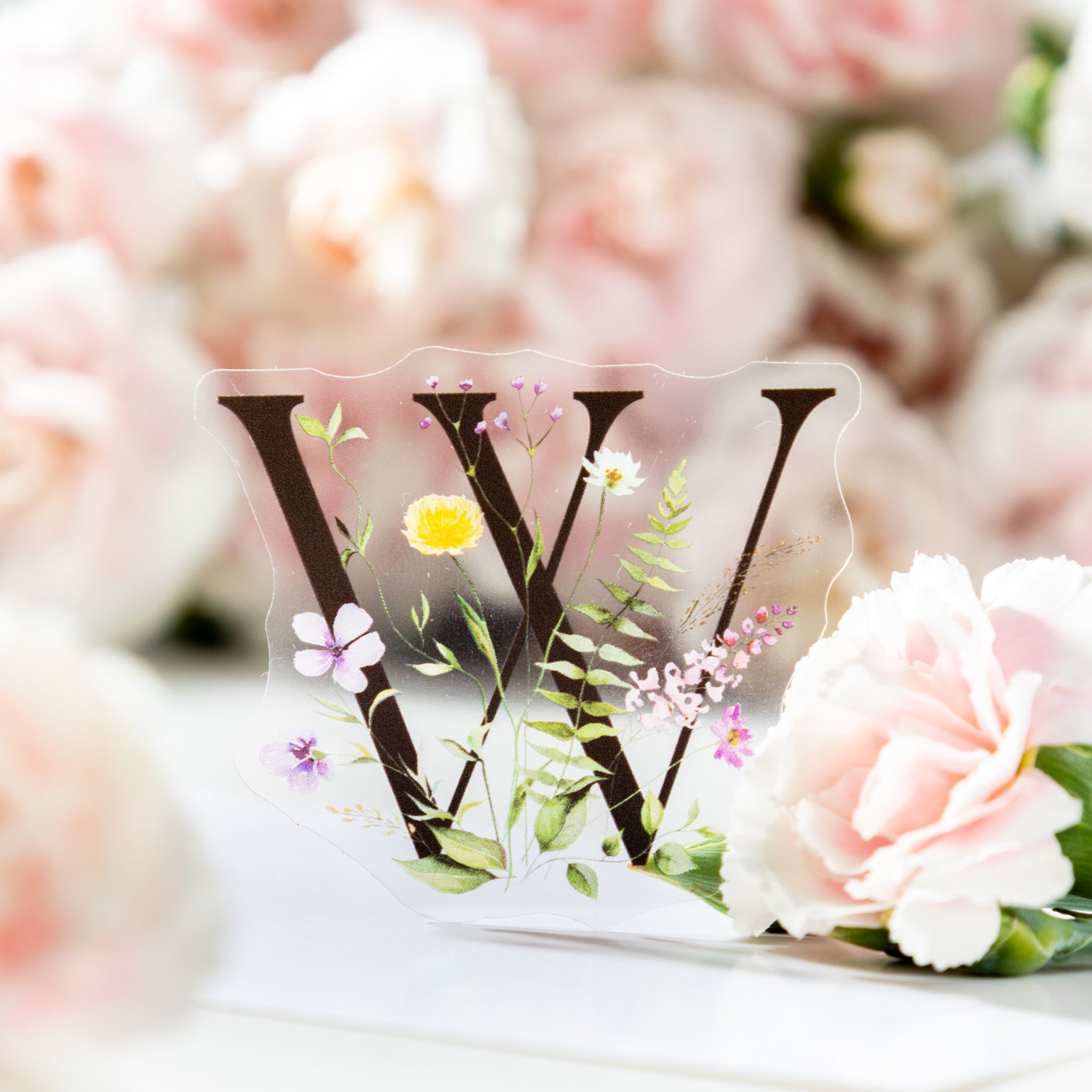 PET Sticker Set - Flower Flowing Light Series, 36 Sheets - ViktaShop