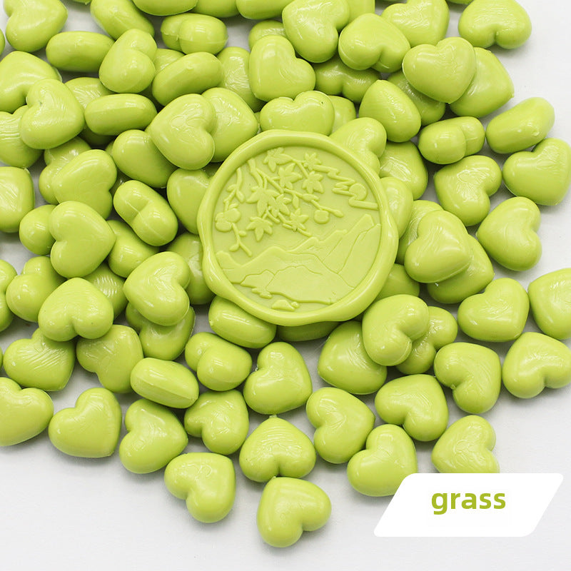 Colorful Heart-Shaped Fire Paint Wax Grain - ViktaShop