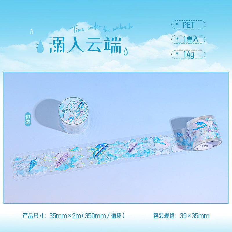 Umbrella Time PET Tape – Laser Silver Series, 6 Options - ViktaShop